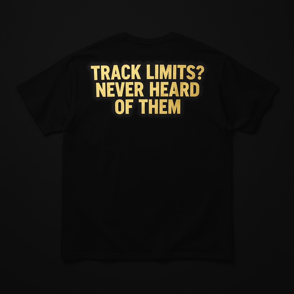 "Track Limits" Back-Print Tee